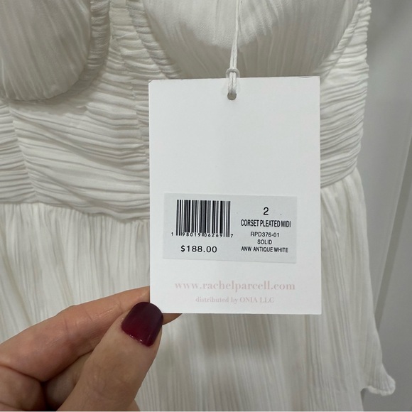 NWT RACHEL PARCELL
Flutter Bustier Midaxi Dress- size 2￼ - Picture 4 of 8